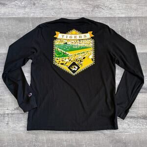 Champion Missouri Tigers Long Sleeve Stadium T Shirt Large Black Mizzou Football